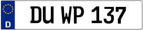 Truck License Plate